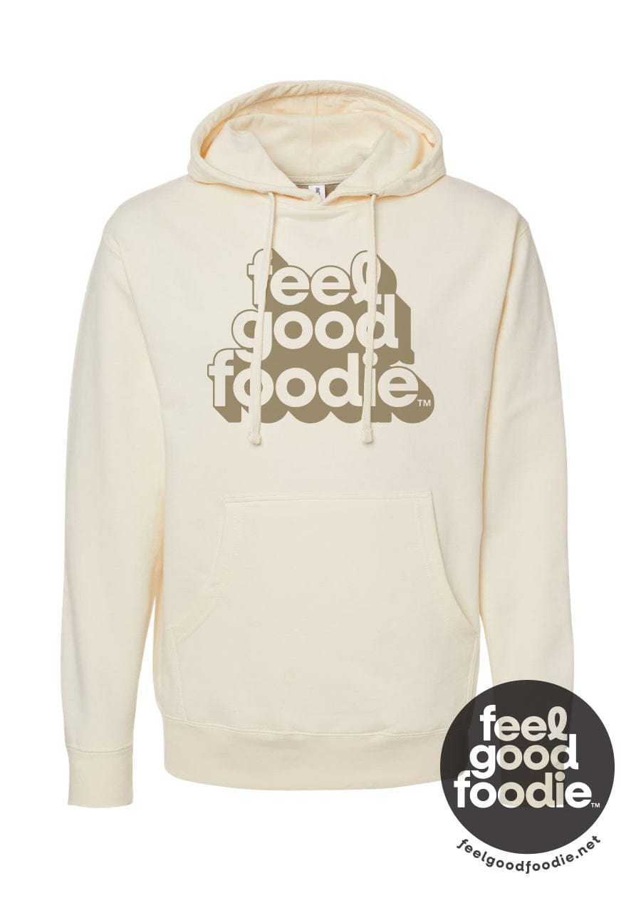 Tee See Tee Apparel & Accessories Feel Good Foodie™ | Raised Logo Hooded Sweatshirt