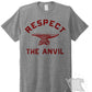 Tee See Tee Workshop Merch | Respect The Anvil Unisex T-Shirt