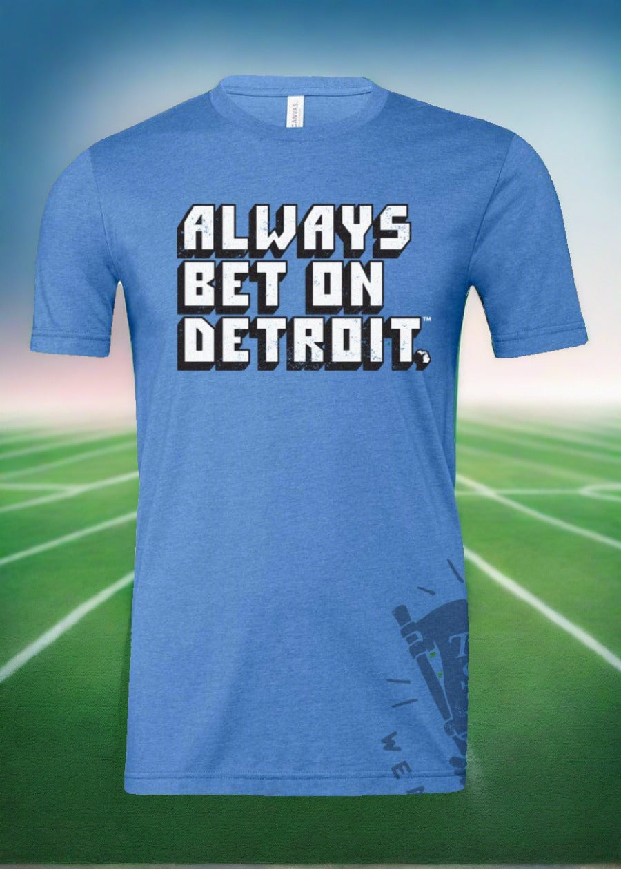 Tee See Tee Men's Apparel Always Bet On Detroit™ Unisex T-Shirt | Tee See Tee Exclusive