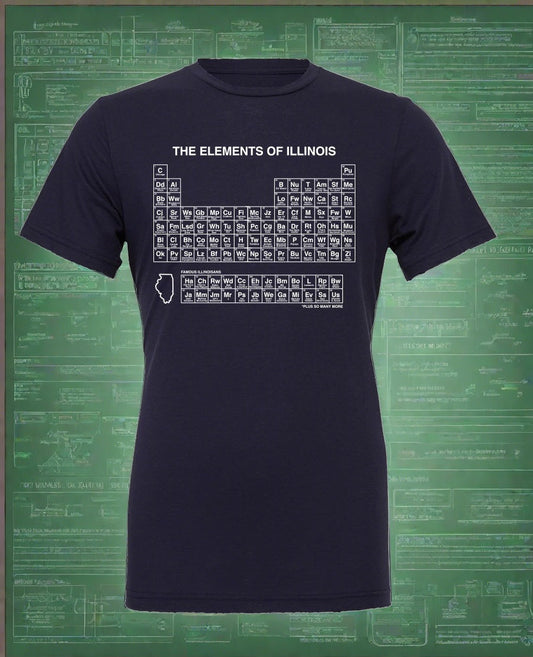 Tee See Tee Men's Apparel Elements of Illinois Unisex T-Shirt | Tee See Tee Original