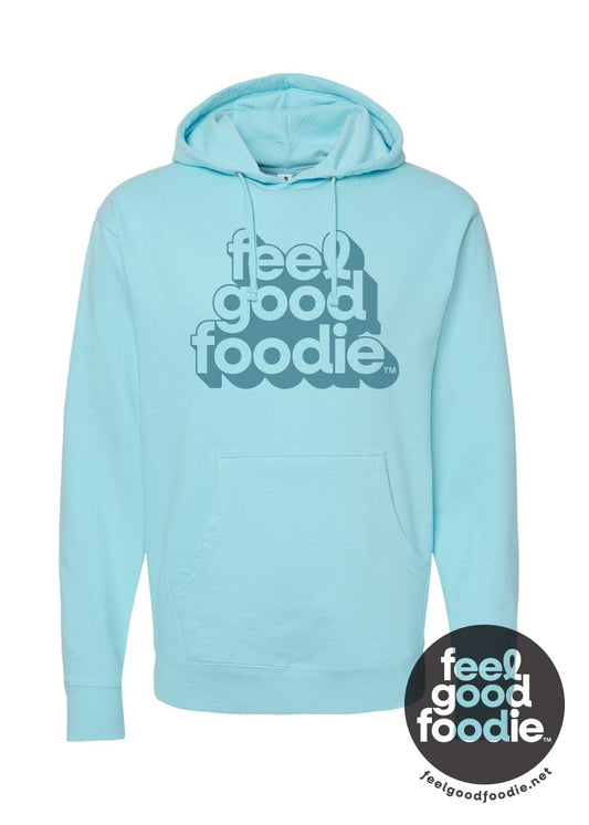 Tee See Tee Apparel & Accessories Feel Good Foodie™ | Raised Logo Hooded Sweatshirt