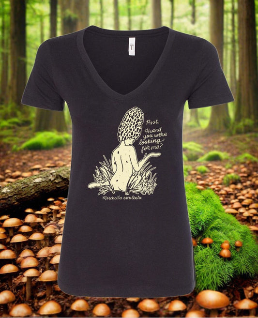 Tee See Tee Men's Apparel Lady of the Woods Womens V-Neck T-Shirt | Tee See Tee