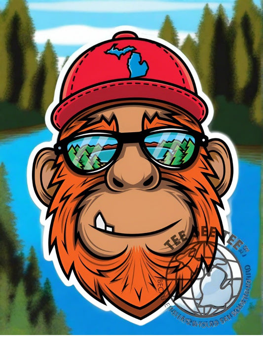 Bigfoot Tourist Sticker