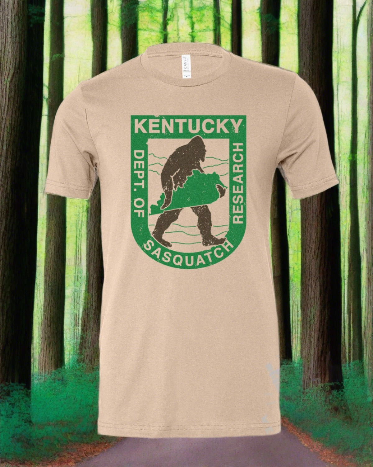 Tee See Tee Men's Apparel Kentucky Department of Sasquatch Research™ Unisex T-shirt | Tee See Tee Exclusive