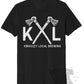 Tee See Tee Men's Apparel Kingsley Local "Axes" Unisex T-Shirt | Deep Black
