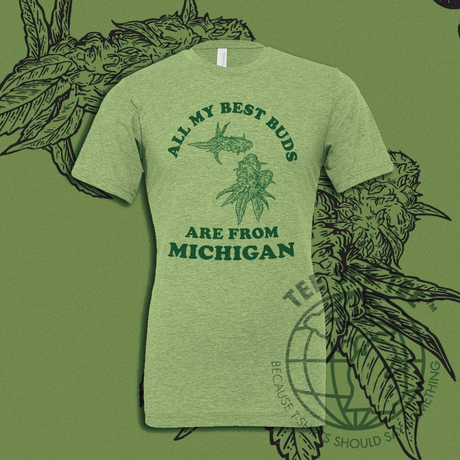 Tee See Tee Men's Apparel Michigan Best Buds Unisex T-Shirt | Tee See Tee Exclusive