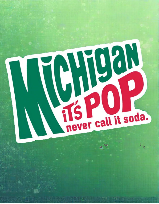 Tee See Tee Misc 4" Pop Never Soda™ Sticker | Tee See Tee