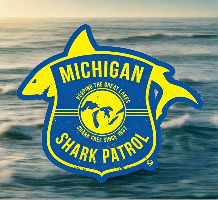 SHARK PATROL VINYL STICKER