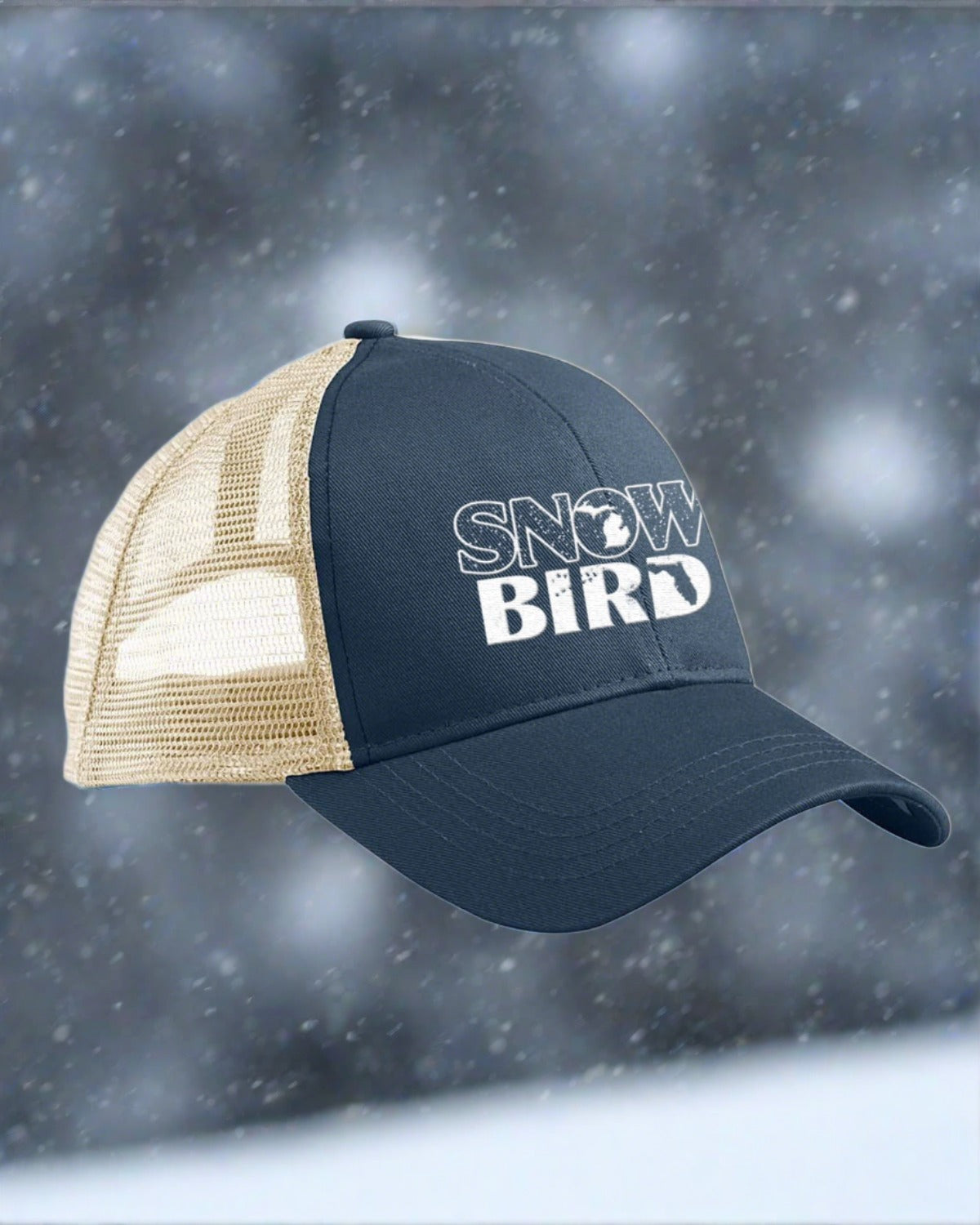 Tee See Tee t-shirt Snow Bird™ Trucker Cap | Tee See Tee Original!