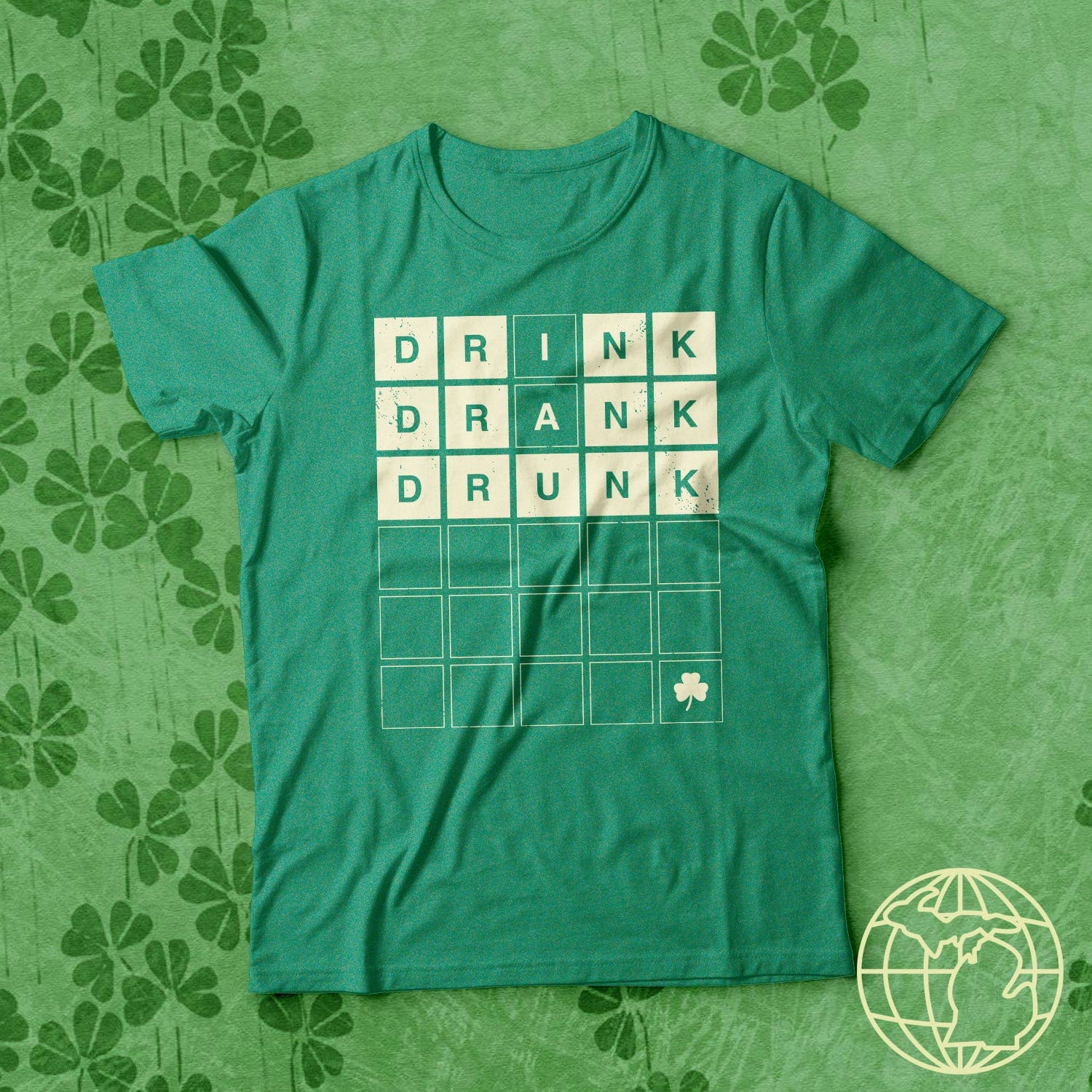 Tee See Tee Men's Apparel St. Wordle Unisex T-Shirt | Tee See Tee St. Patrick's Day 2022 Limited Edition