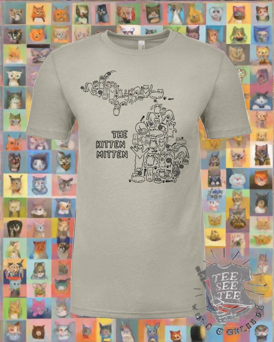 Tee See Tee Men's Apparel The Kitten Mitten Is Back! Unisex T-Shirt | Tee See Tee Exclusive