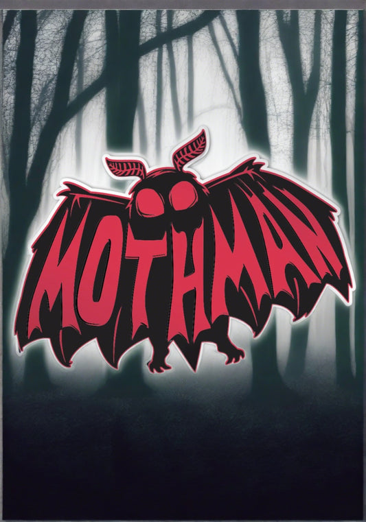 Tee See Tee Misc MothmanDecal The Mothman Logo Sticker | Tee See Tee Exclusive